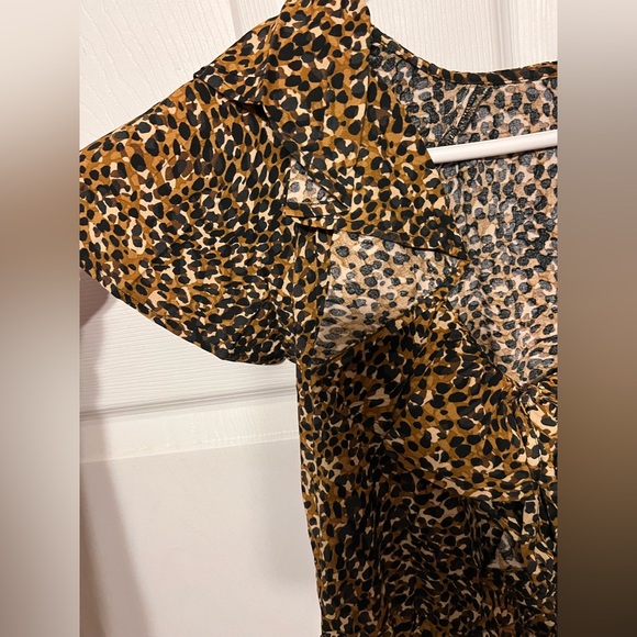 Waist-Defined Ruffle-Trim Mini Dress for Women - Picture 4 of 8